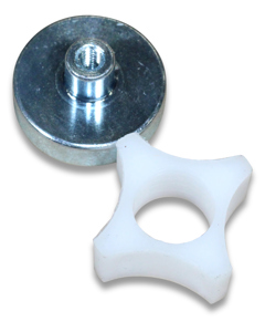 Induction disc dia 25mm with connector M4 20kg